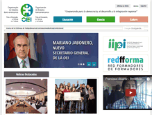 Tablet Screenshot of oei.cl
