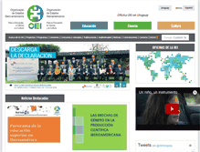 Tablet Screenshot of oei.org.uy